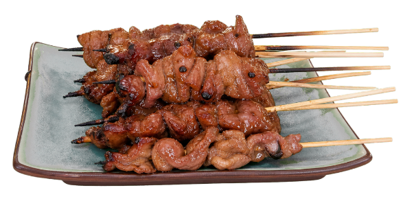 Brochettes de porc grillées